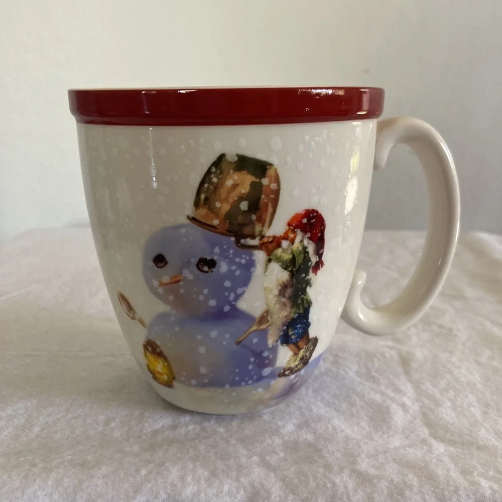 Williams Sonoma Set of Four Nordic Elf Mugs
